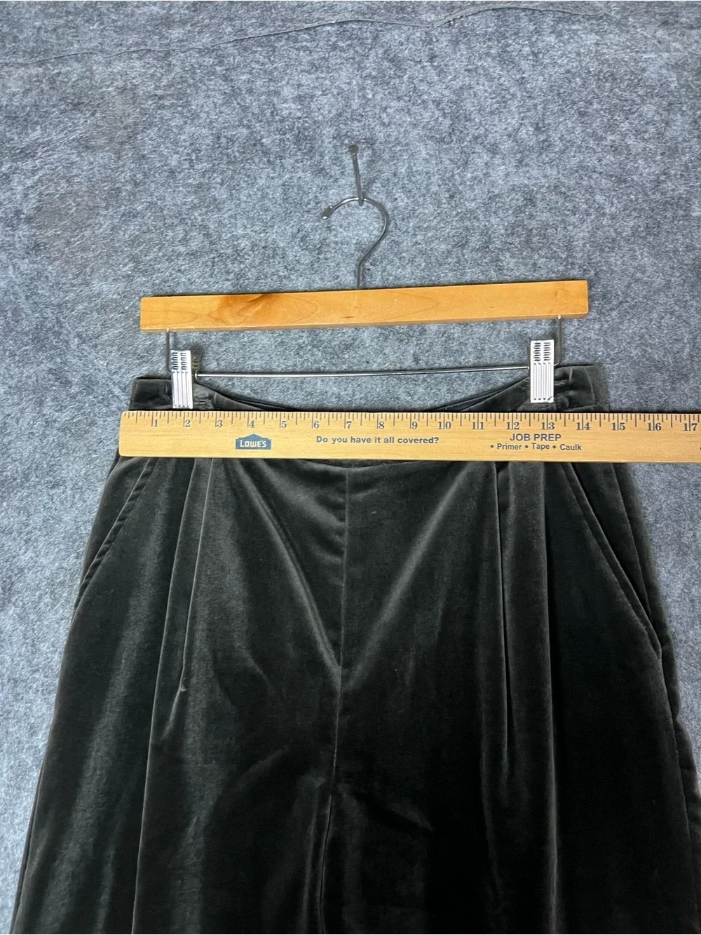 Burberry velvet pants women’s Size 12P Gray Vintage